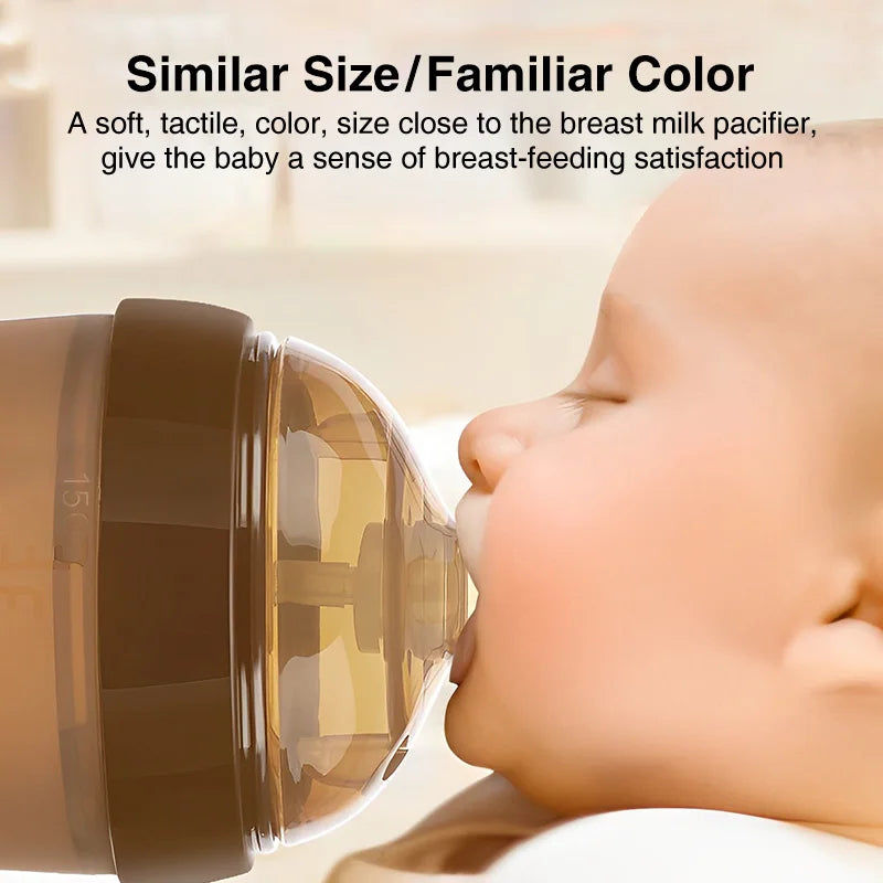 Silicone Baby Bottle – BPA Free & Antibacterial
