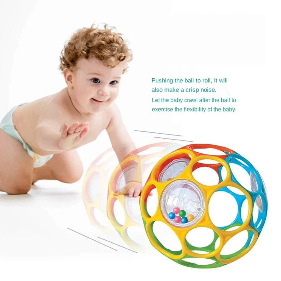 Baby Grasping Rattle Ball with Bell