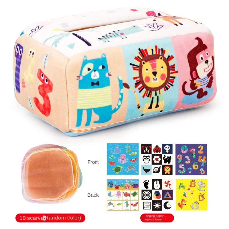 Montessori Sensory Tissue Box Toy