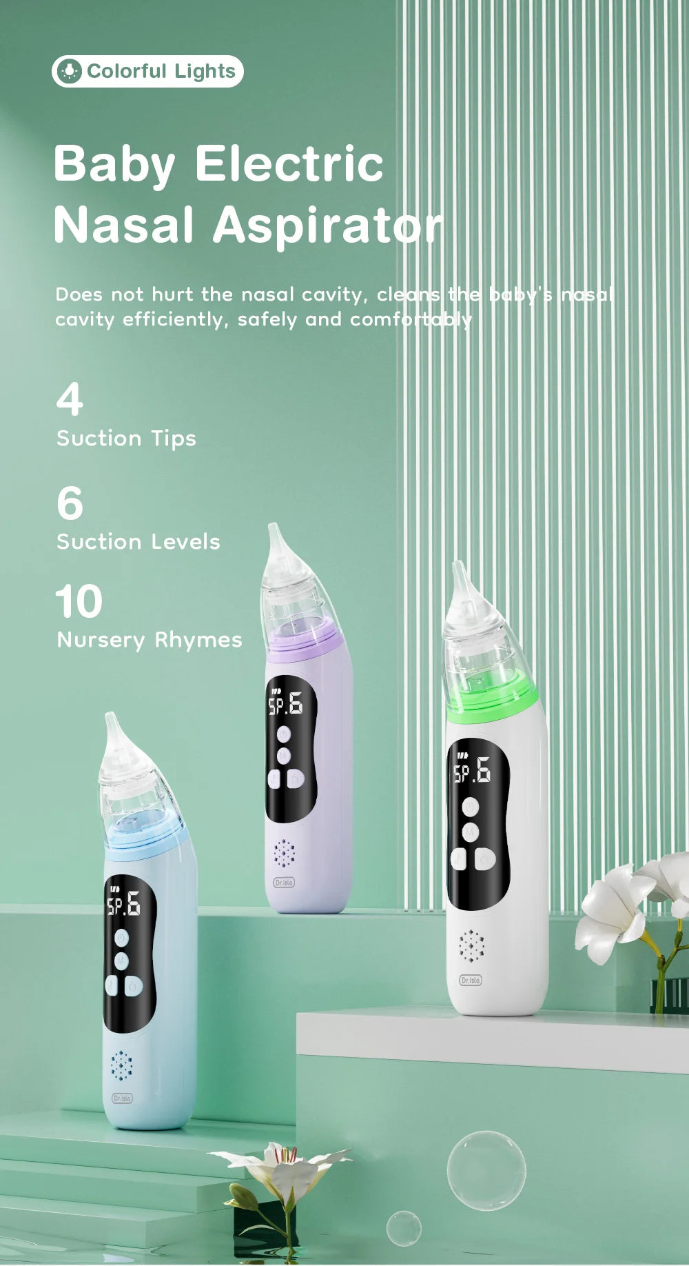 Baby Electric Nasal Aspirator Nose Suction