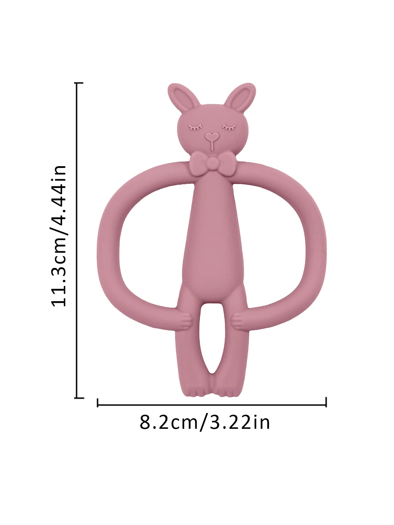 Cute Silicone Teether – Rabbit Design
