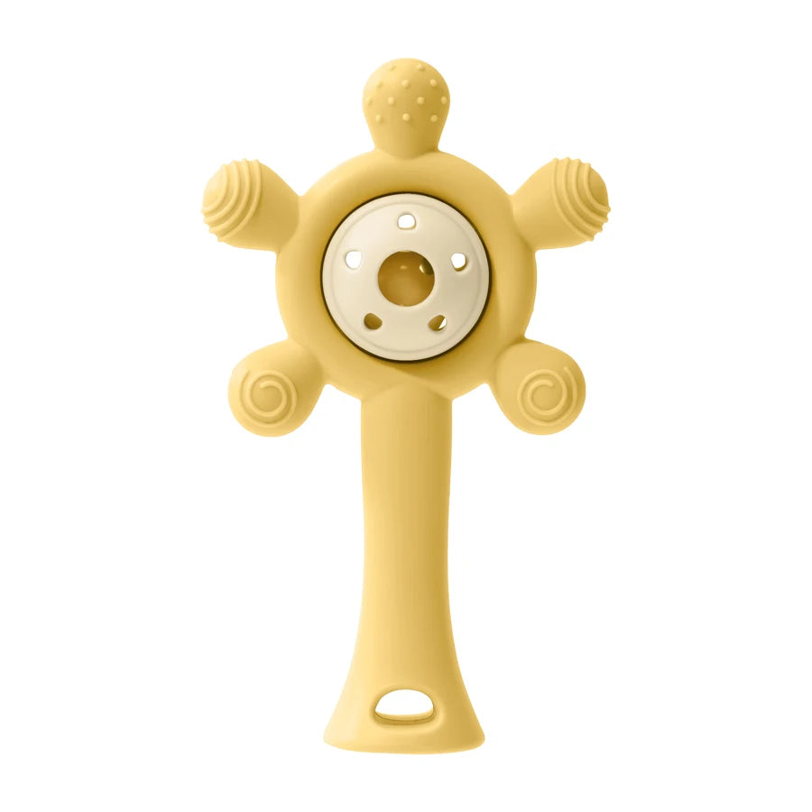 Silicone Baby Teether & Rattle Toy