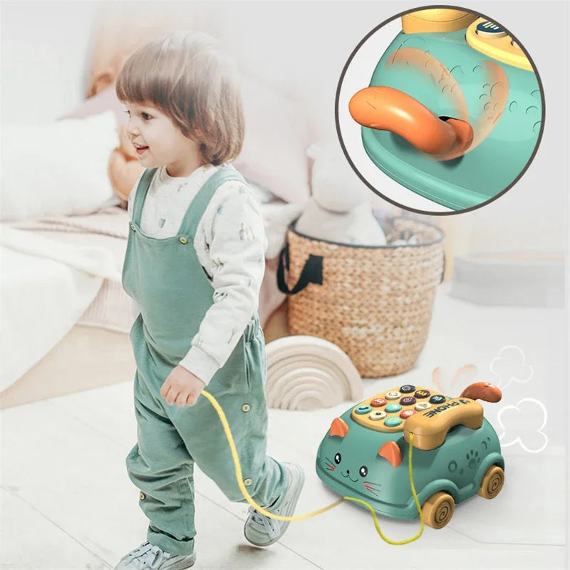 Musical Baby Phone Toy – Interactive Learning & Montessori Gift