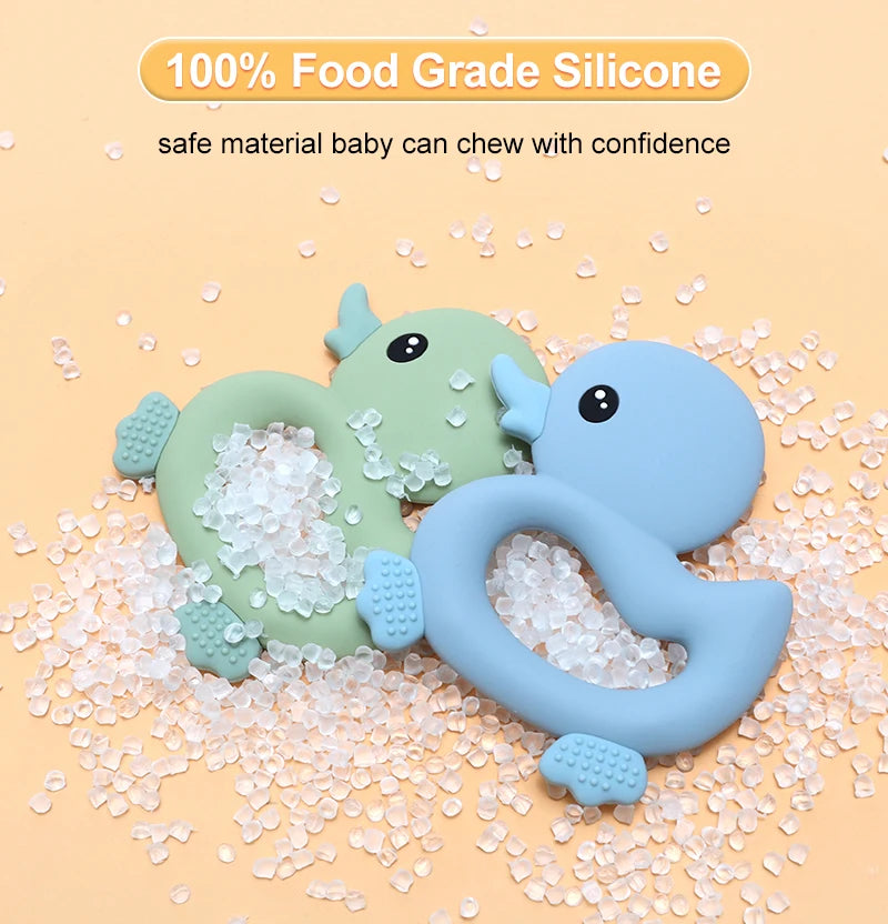 Baby Teething Toy – Silicone Duck