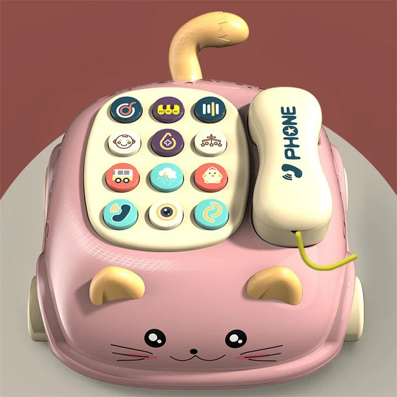 Musical Baby Phone Toy – Interactive Learning & Montessori Gift