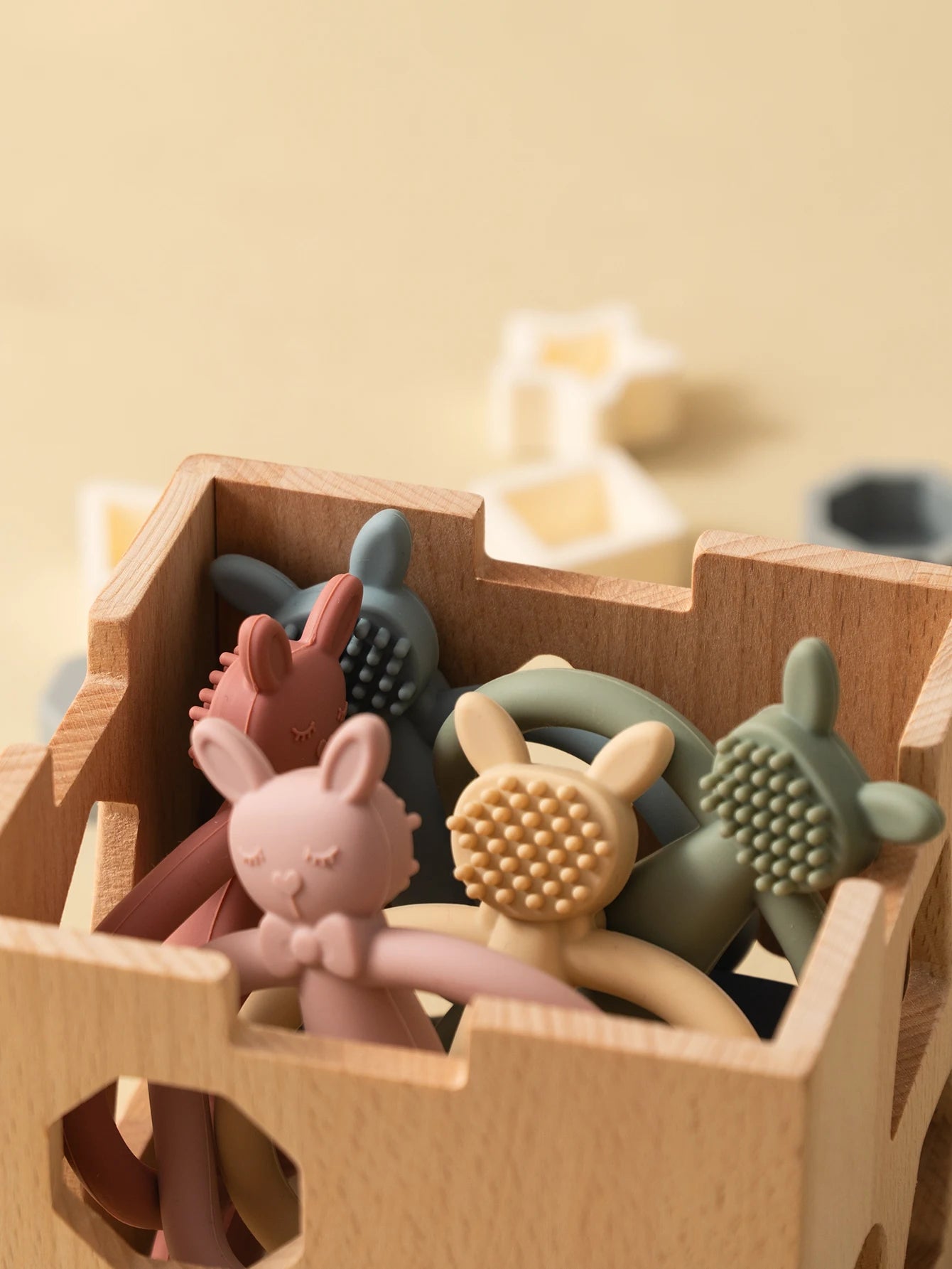 Cute Silicone Teether – Rabbit Design