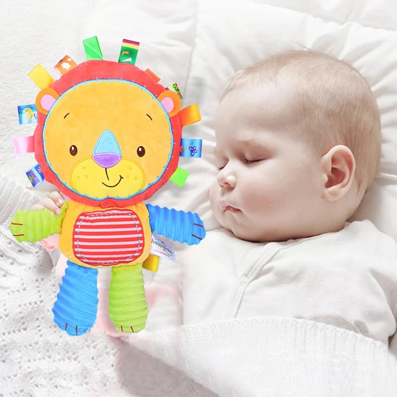 Baby Sensory Elephant Plush Toy with Rattle