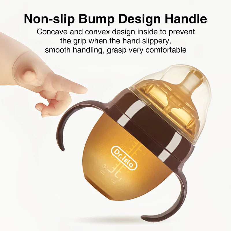 Silicone Baby Bottle – BPA Free & Antibacterial