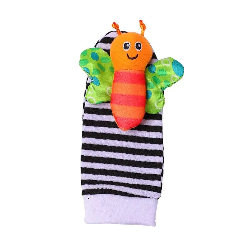 Baby Animal Rattle Socks & Wrist Toys