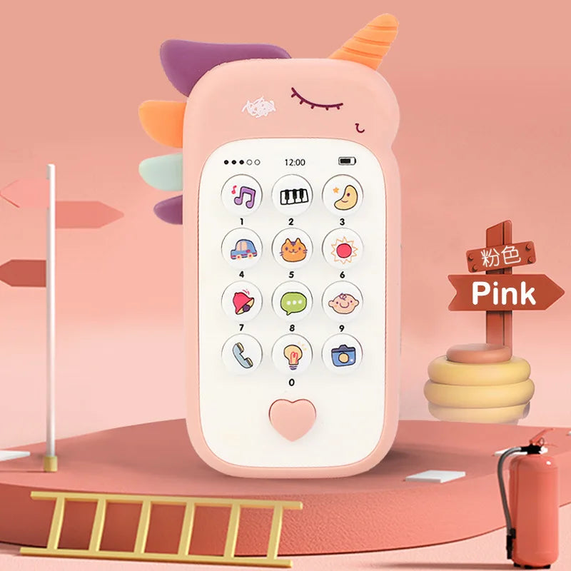Infant Simulation Phone – Sound & Teether Toy
