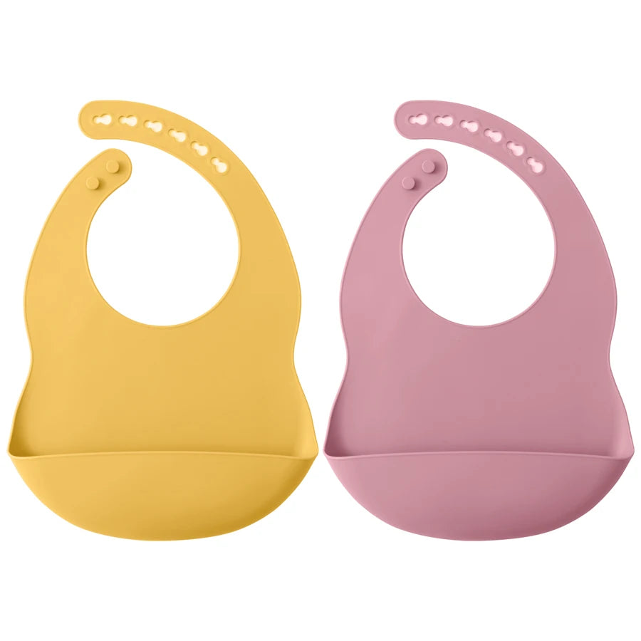 Baby Silicone Bib – Waterproof & Easy Clean
