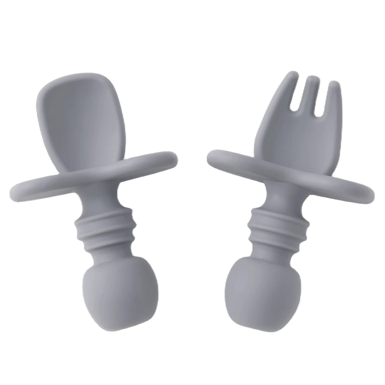 Soft Silicone Fork & Spoon for Babies