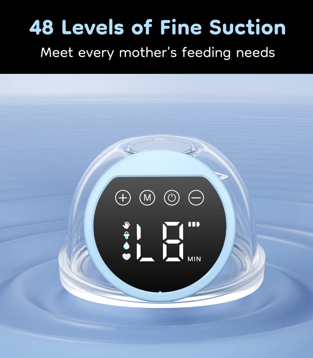 Wearable Electric Breast Pumps 4 Modes 12 Levels