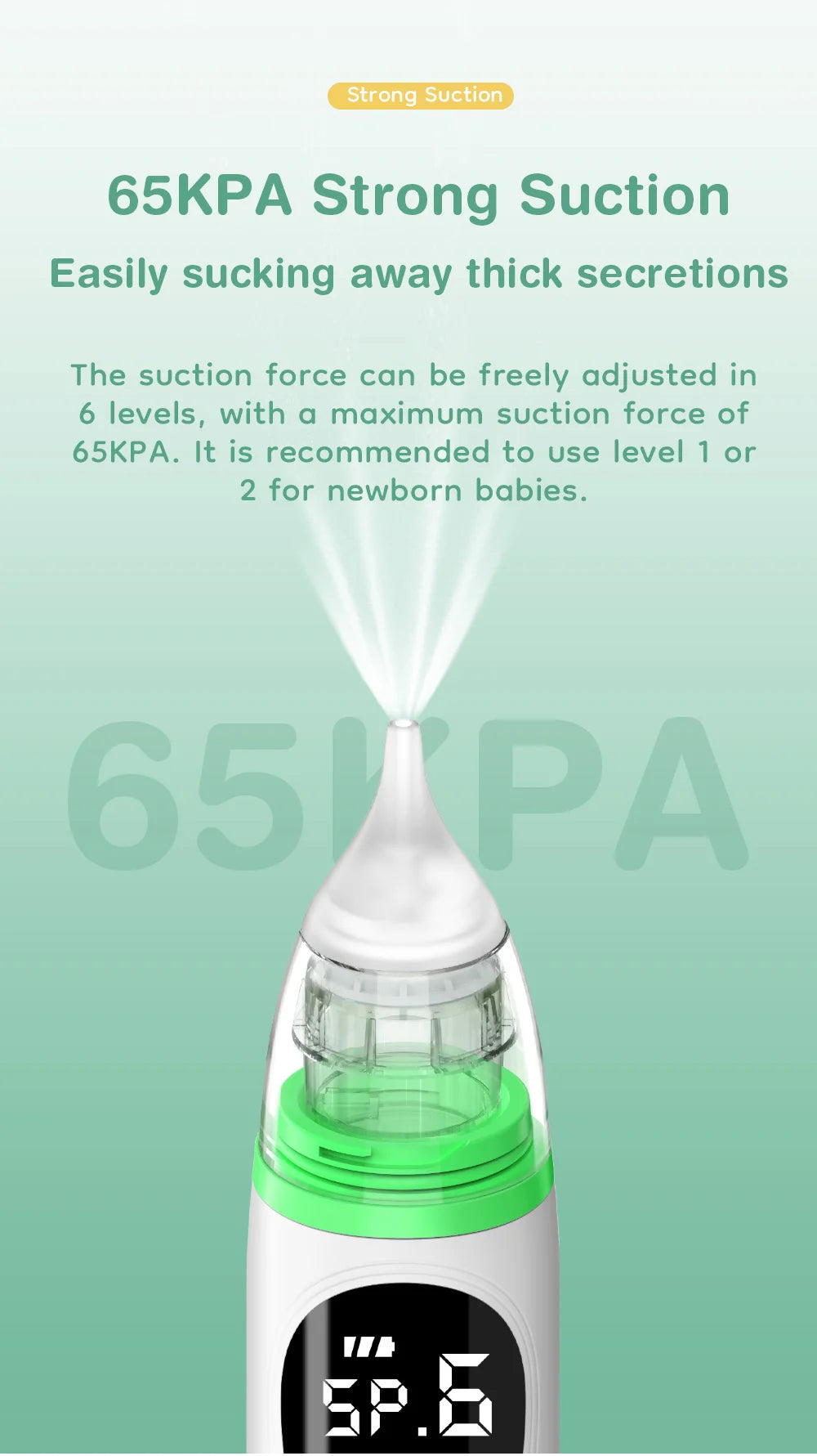 Baby Electric Nasal Aspirator Nose Suction