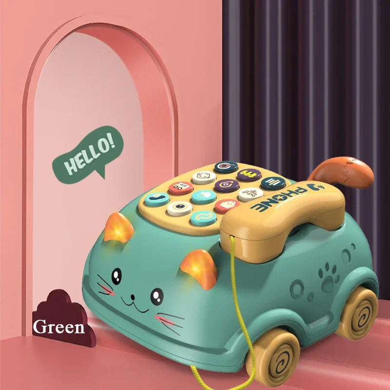Musical Baby Phone Toy – Interactive Learning & Montessori Gift