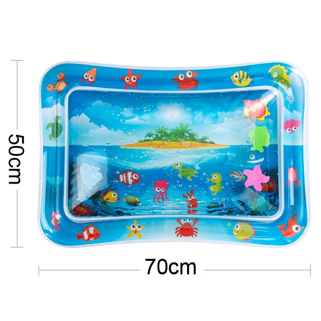 Baby Inflatable Water Play Mat – Tummy Time Activity Toy