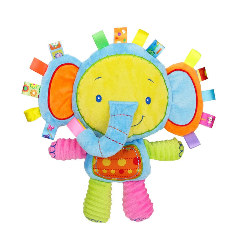 Baby Sensory Elephant Plush Toy with Rattle