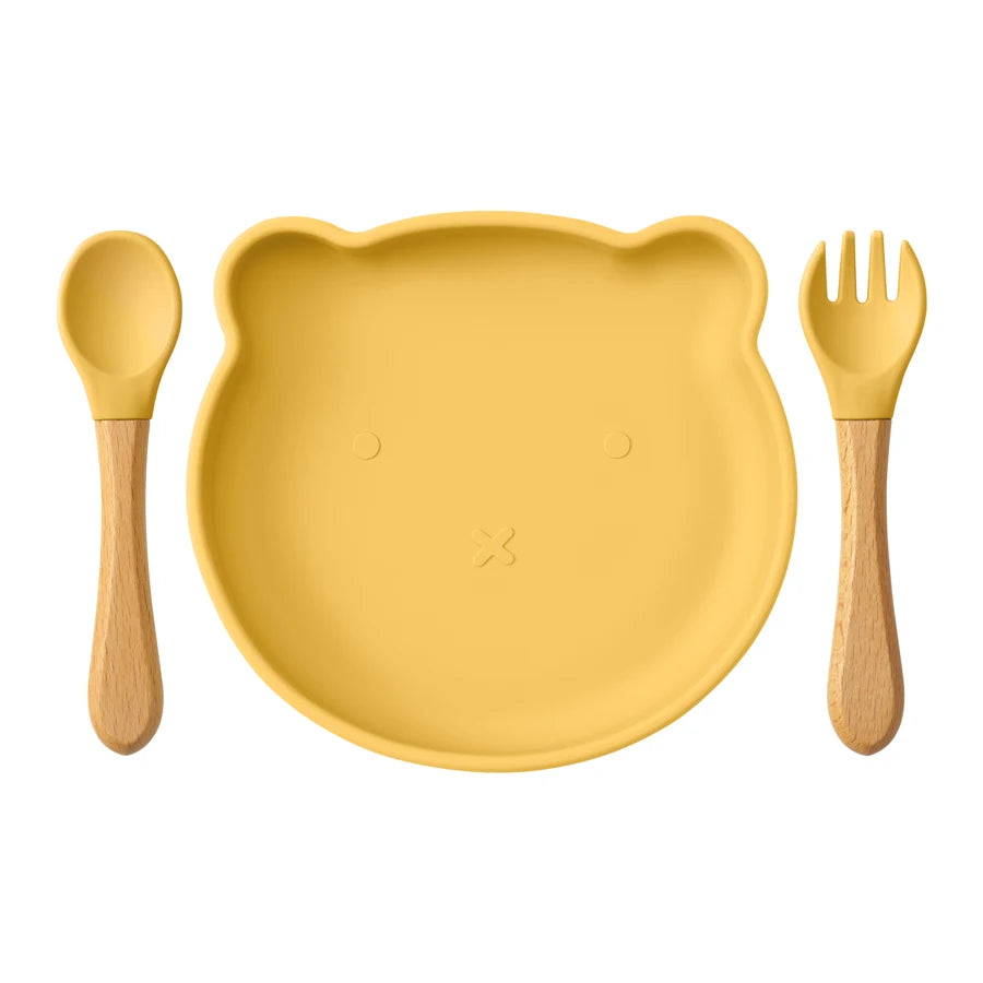 Silicone Baby Feeding Dishes Tableware