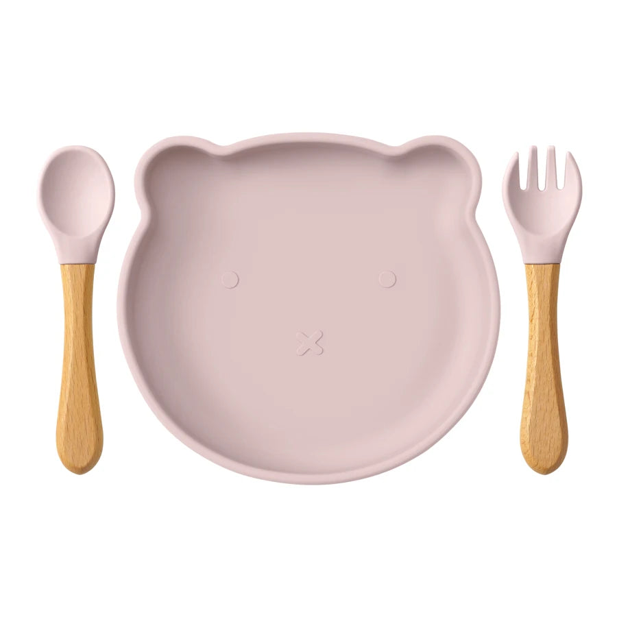 Silicone Baby Feeding Dishes Tableware