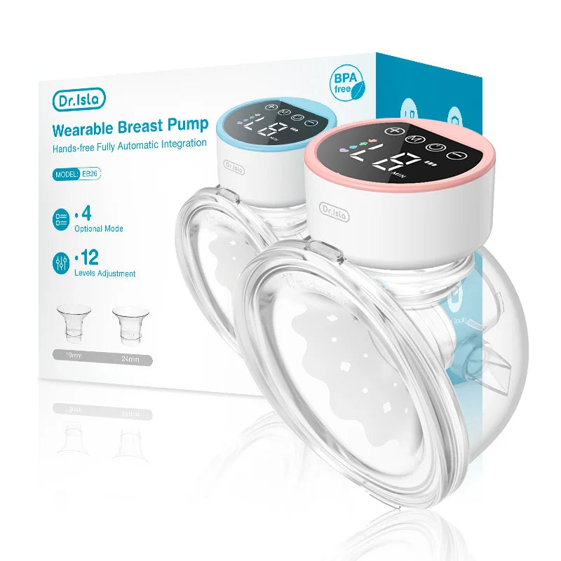 Wearable Electric Breast Pumps 4 Modes 12 Levels