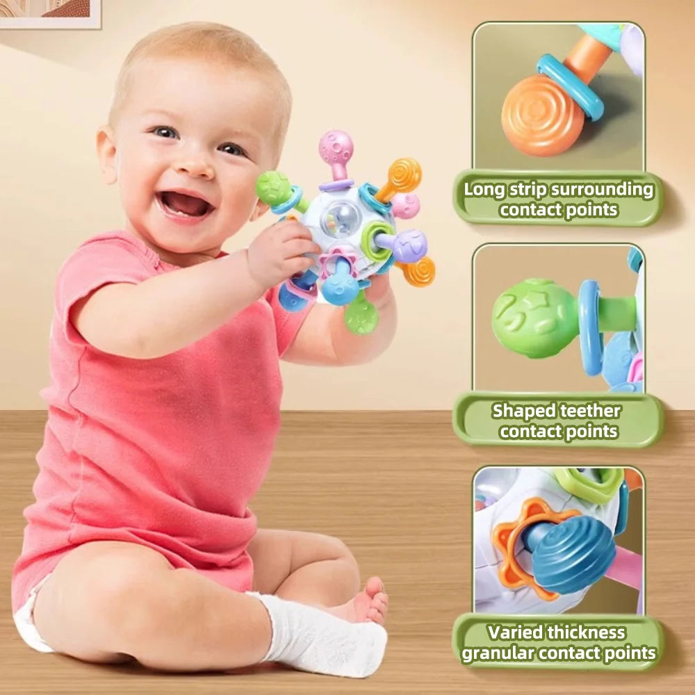 Baby Grasping Ball – Teether & Rattle in One