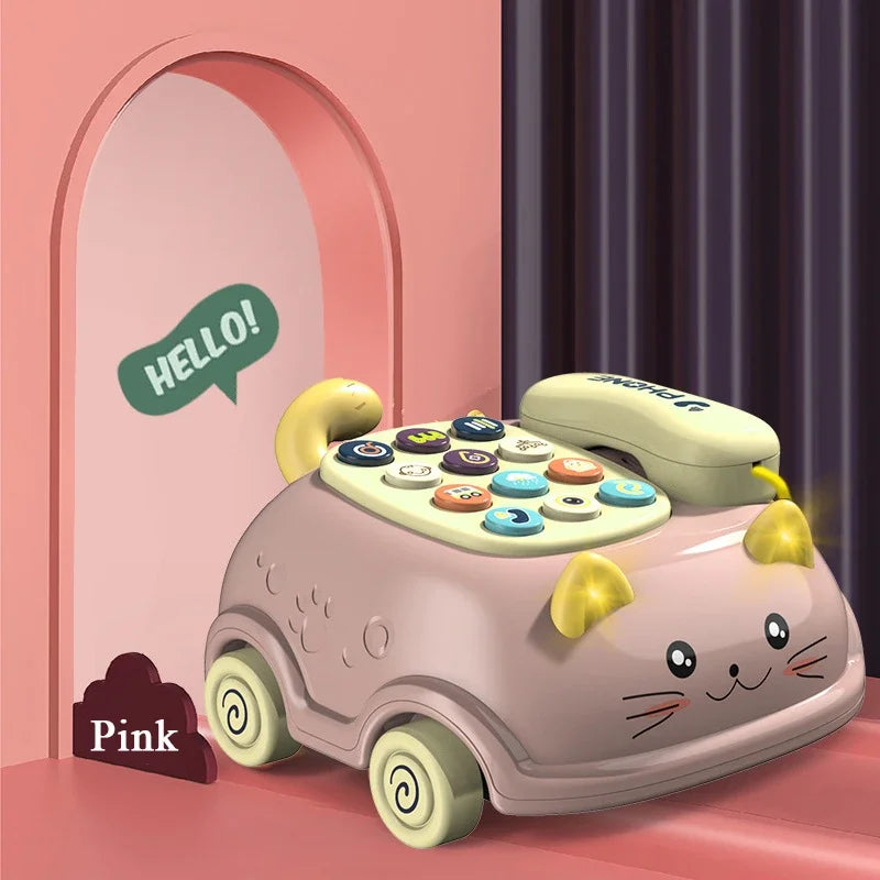 Musical Baby Phone Toy – Interactive Learning & Montessori Gift