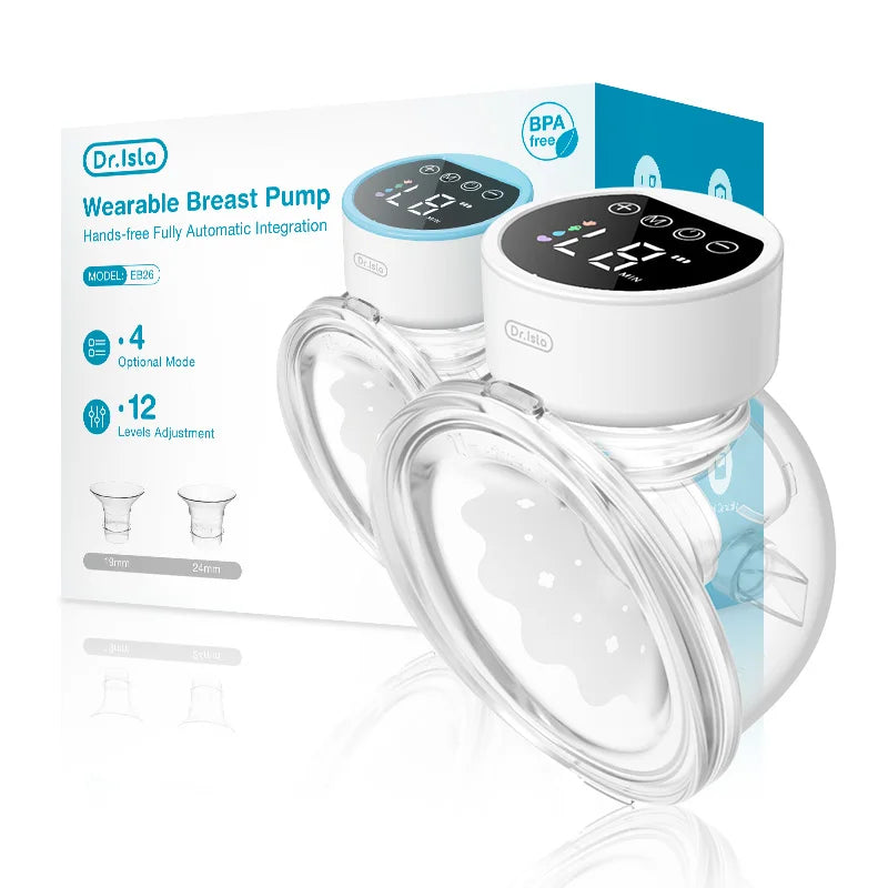 Wearable Electric Breast Pumps 4 Modes 12 Levels