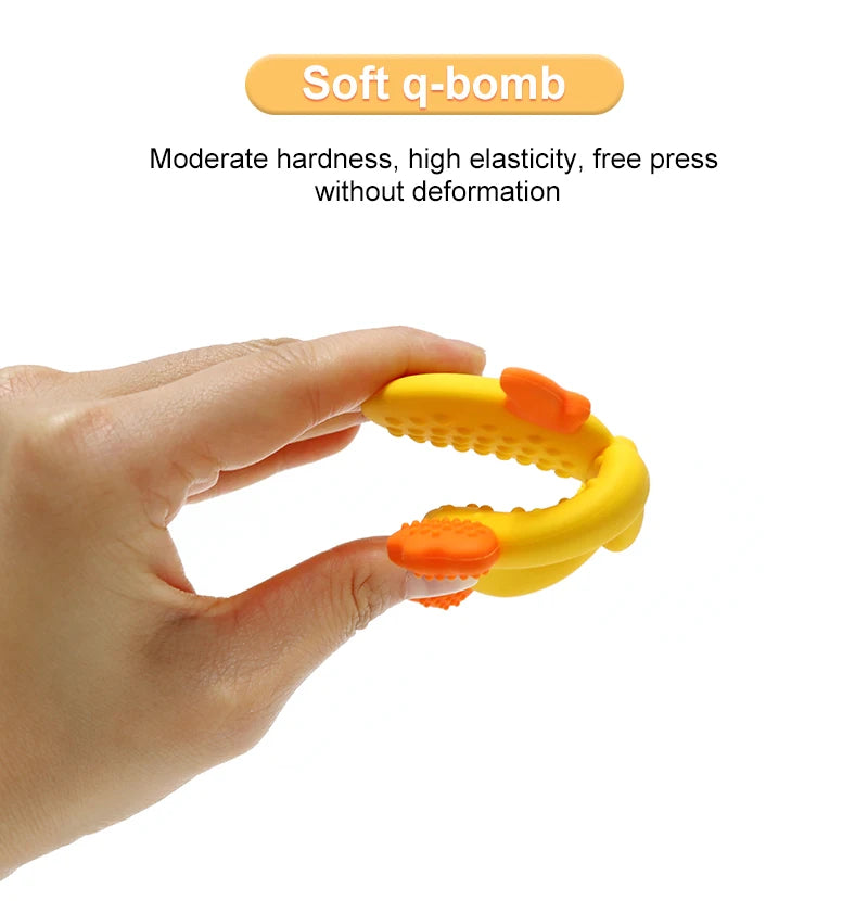 Baby Teething Toy – Silicone Duck