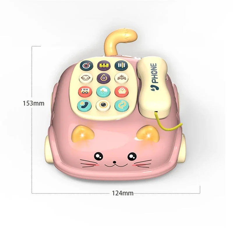 Musical Baby Phone Toy – Interactive Learning & Montessori Gift