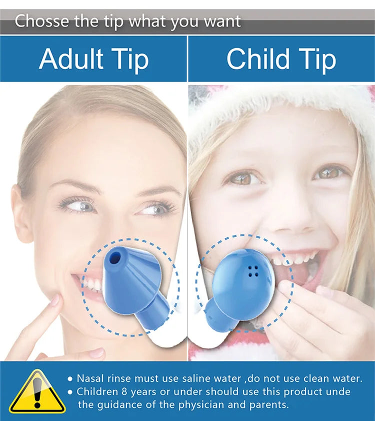 Nose Wash Cleaner Irrigator Rinse Bottle
