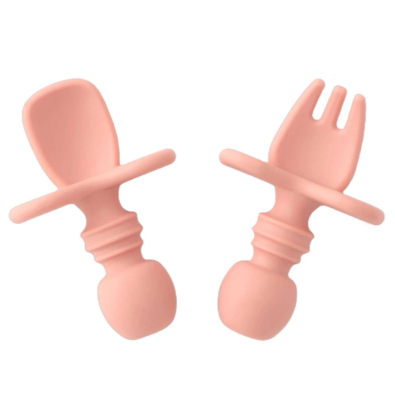 Soft Silicone Fork & Spoon for Babies