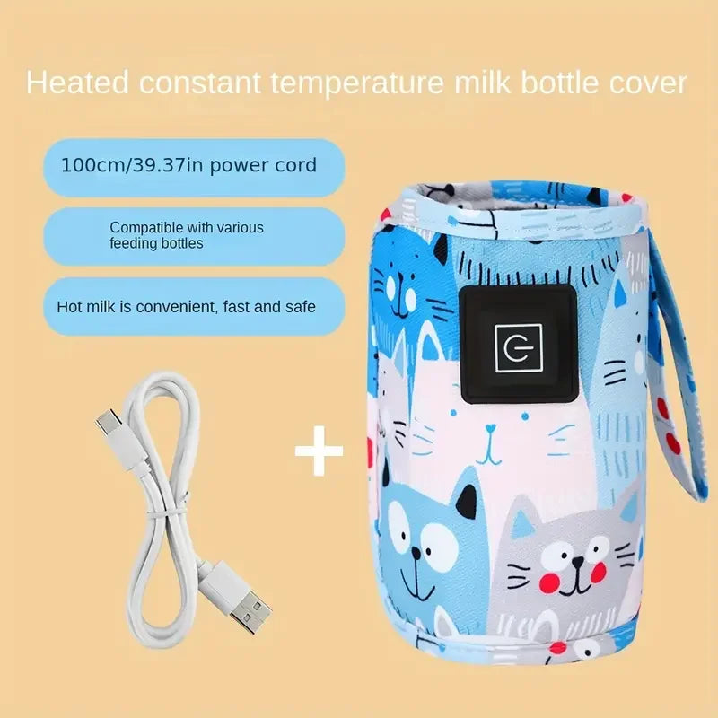 USB Baby Bottle Warmer – Portable & Insulated