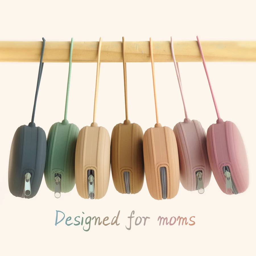 Portable Pacifier Case – Zipper Soother Holder