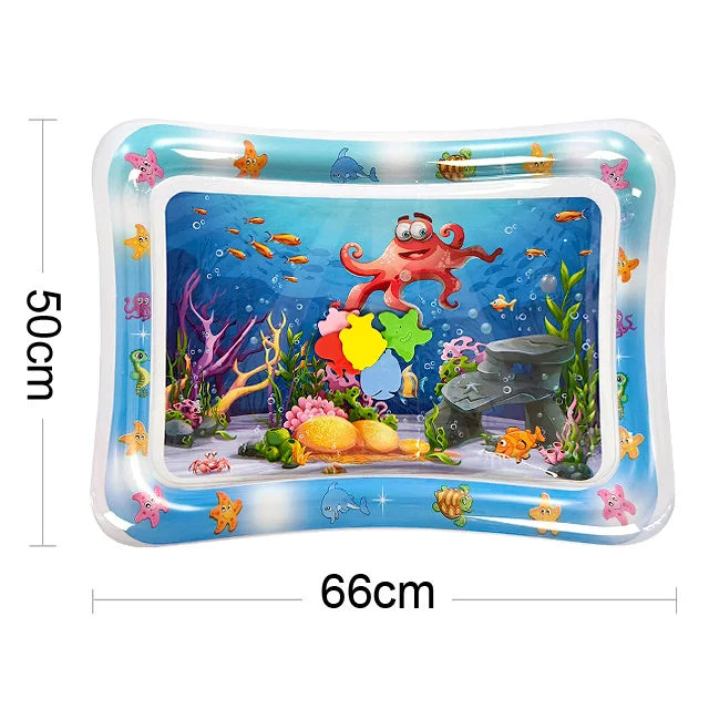 Baby Inflatable Water Play Mat – Tummy Time Activity Toy