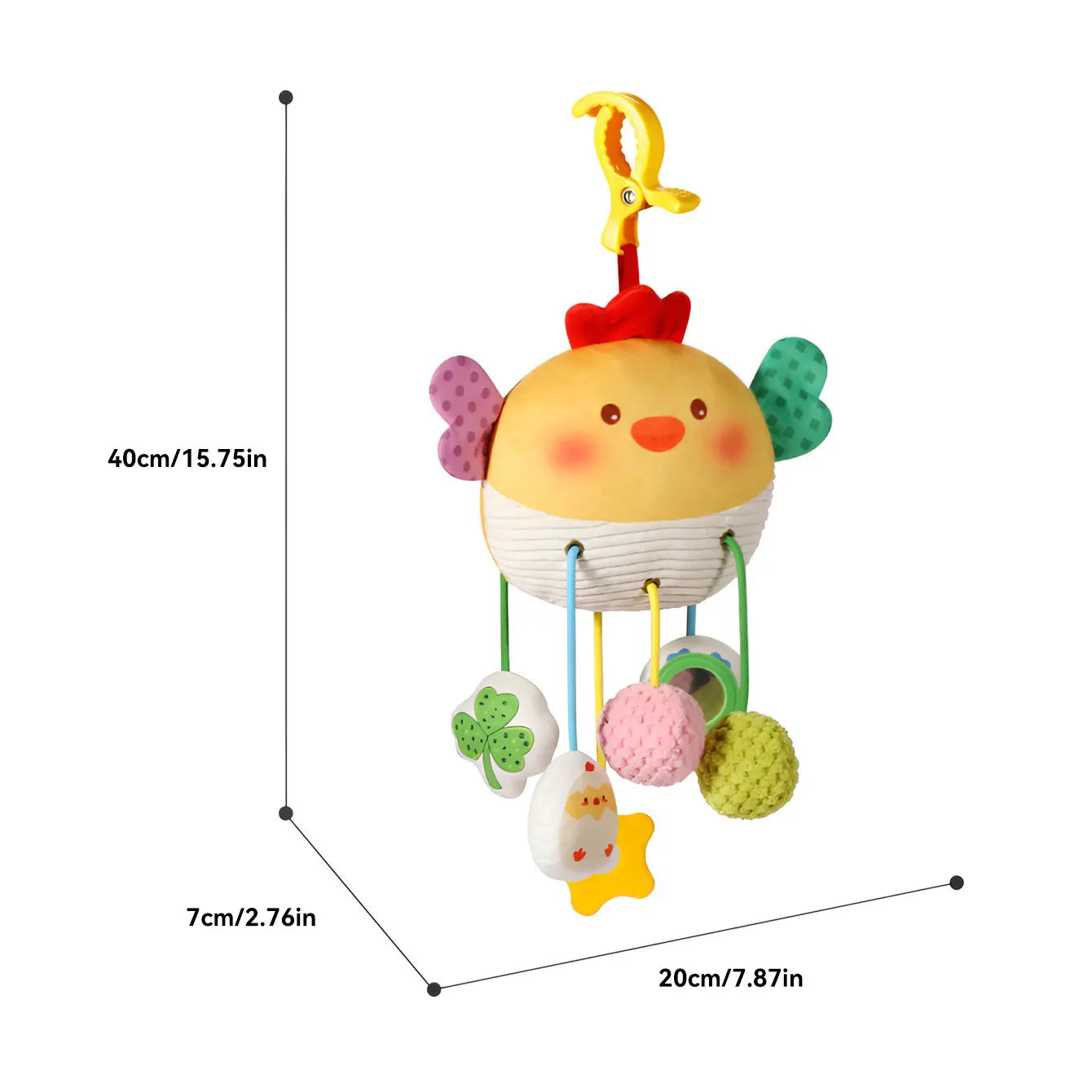Drawstring Bedbell Cartoon Pendant Toy
