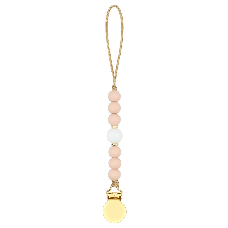 Baby Pacifier Clip with Silicone Beads