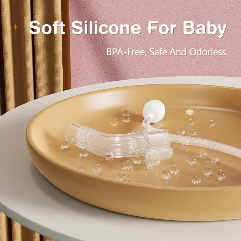 Baby Bottle with Straw & Handle