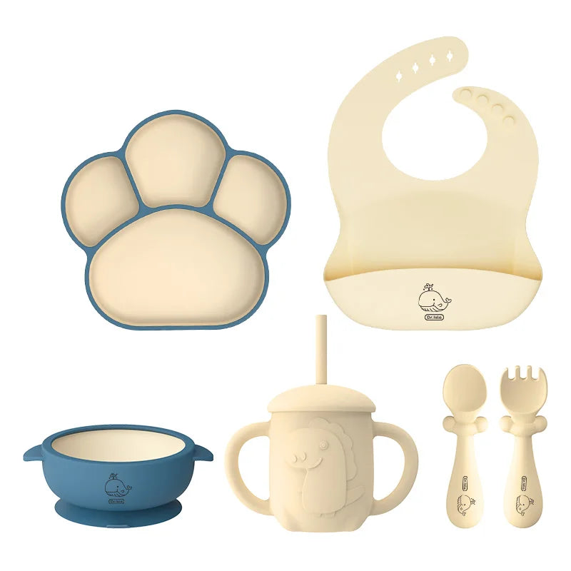 Kids Silicone Tableware Set – Baby Dinnerware