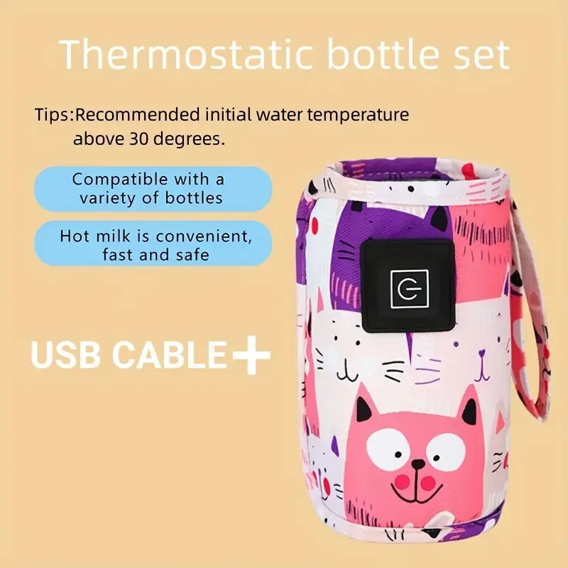 USB Baby Bottle Warmer – Portable & Insulated