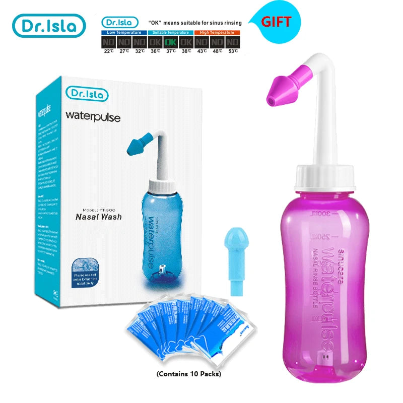 Nose Wash Cleaner Irrigator Rinse Bottle