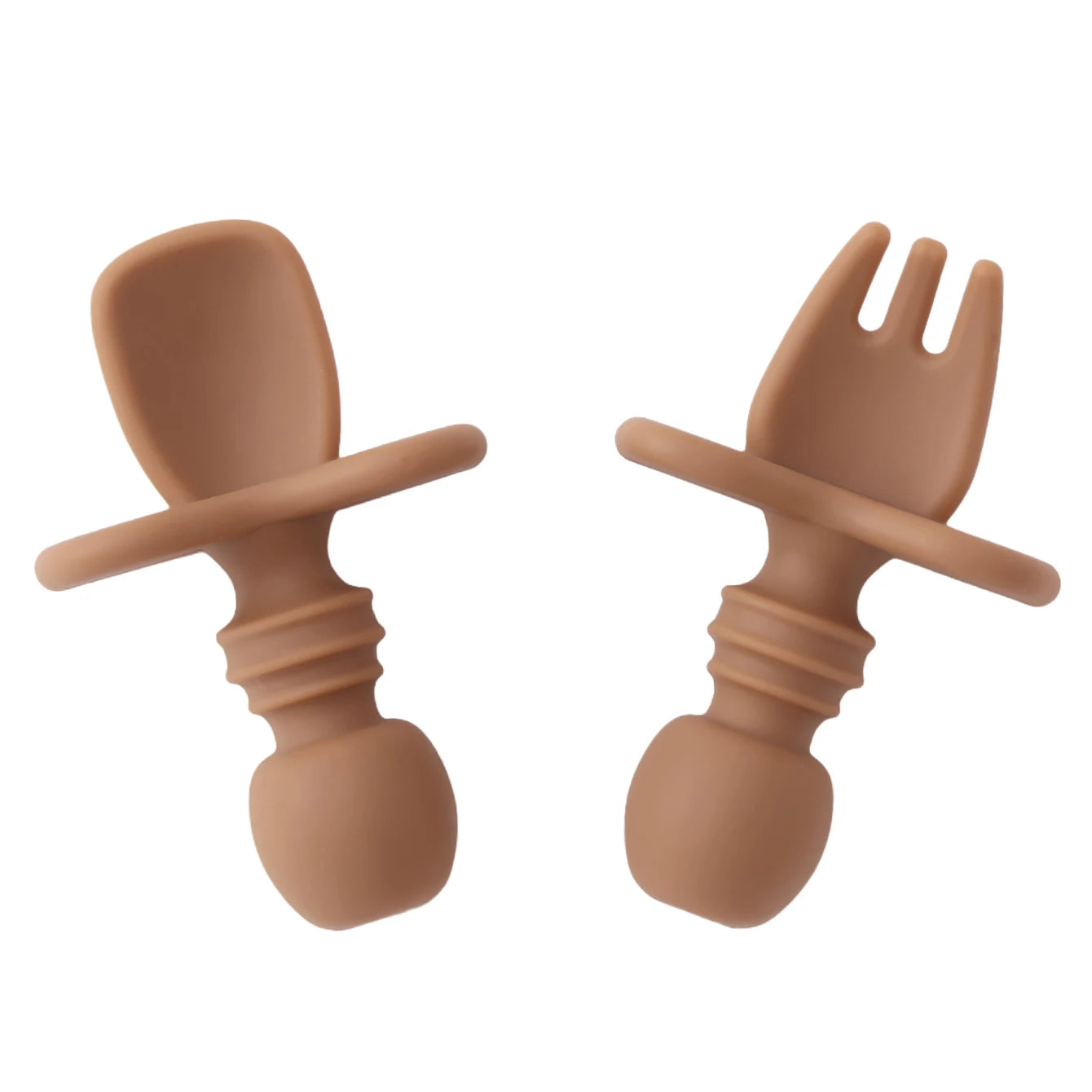 Soft Silicone Fork & Spoon for Babies