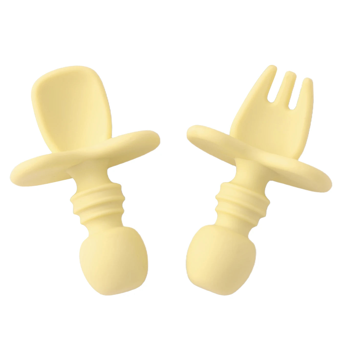 Soft Silicone Fork & Spoon for Babies