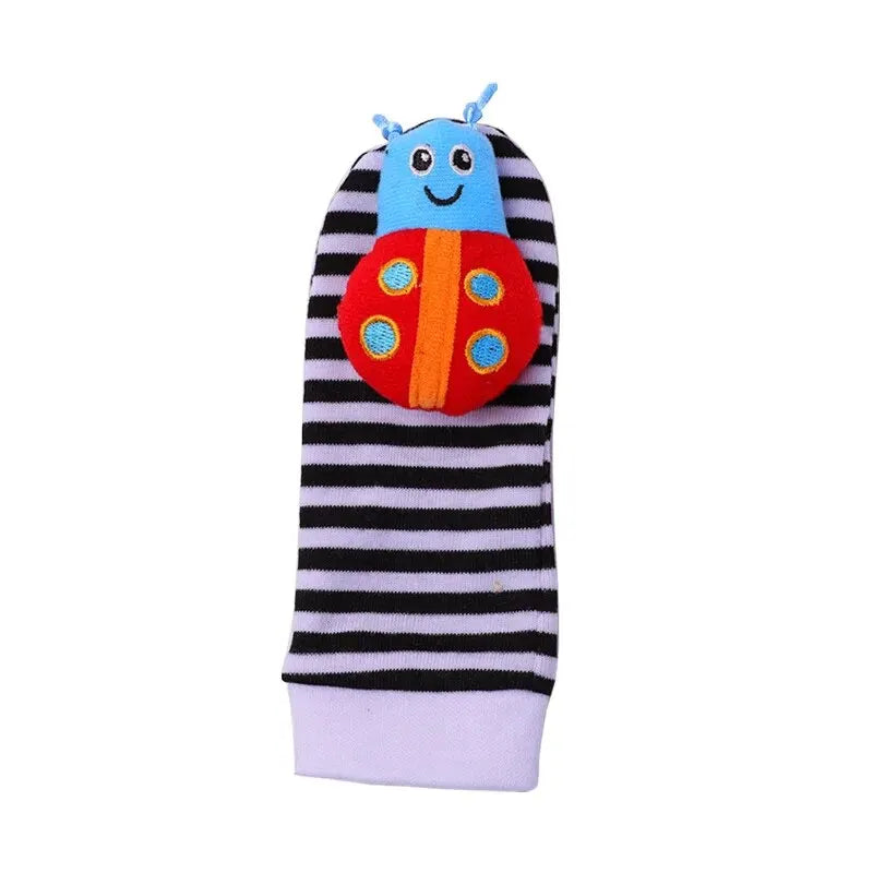 Baby Animal Rattle Socks & Wrist Toys