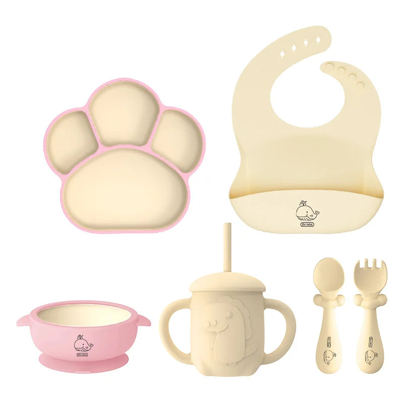 Kids Silicone Tableware Set – Baby Dinnerware