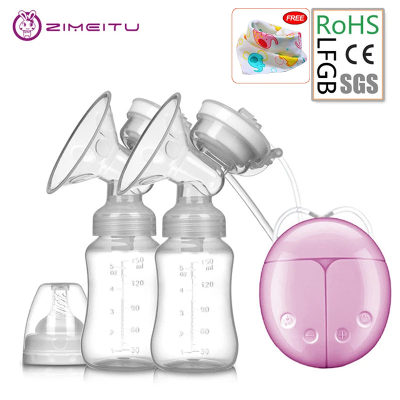 ZIMEITU Double Electric Breast Pump Set