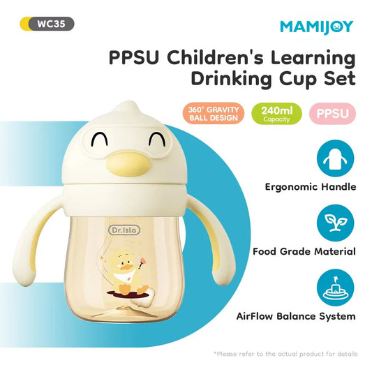 Leak-Proof Baby Cup – 360° Gravity Ball Drinking Bottle