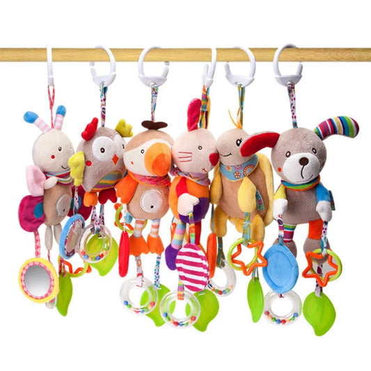 Newborn Plush Baby Rattles & Hanging Toys