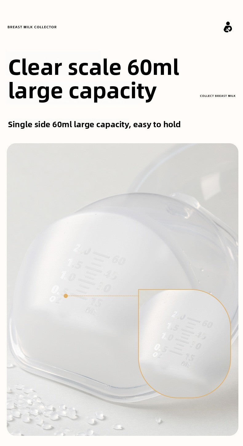 Silicone Breast Milk Collector with Scale