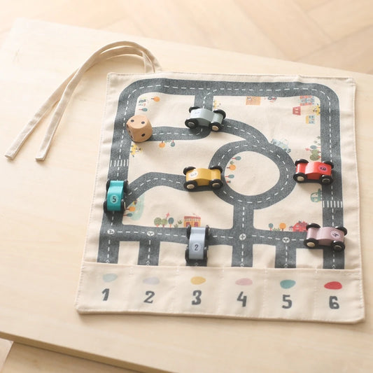 Montessori Traffic Map Toy – Wooden City Play Gift