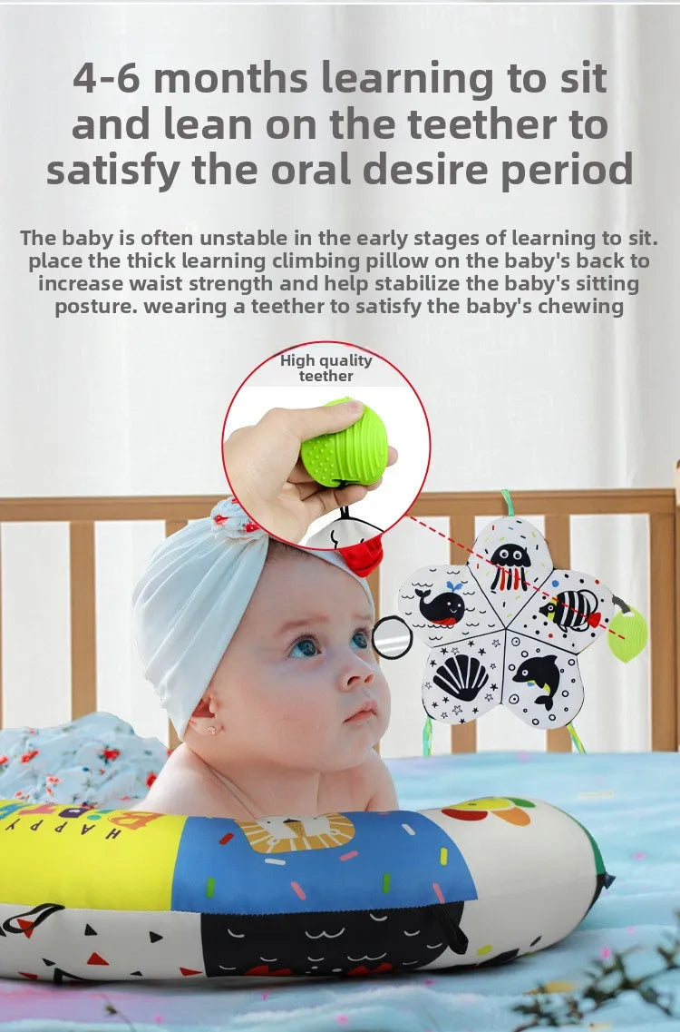 Black & White Montessori Tummy Time Toy